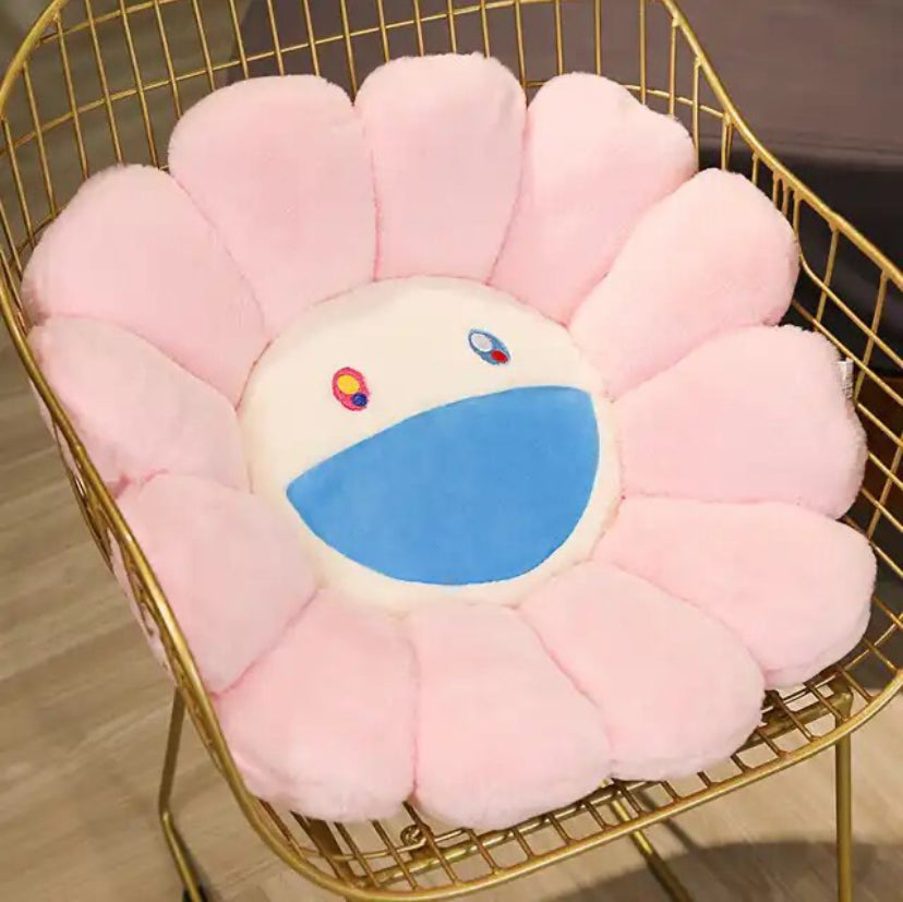 TAKASHI MURAKAMI STYLE FLOWER PLUSH PILLOWS