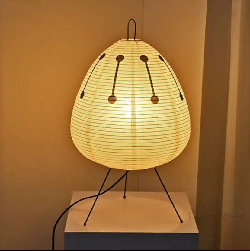 JAPANESE RICE PAPER TABLE LAMP