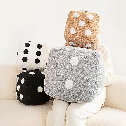 DICE PLUSH PILLOWS