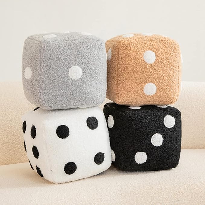 DICE PLUSH PILLOWS