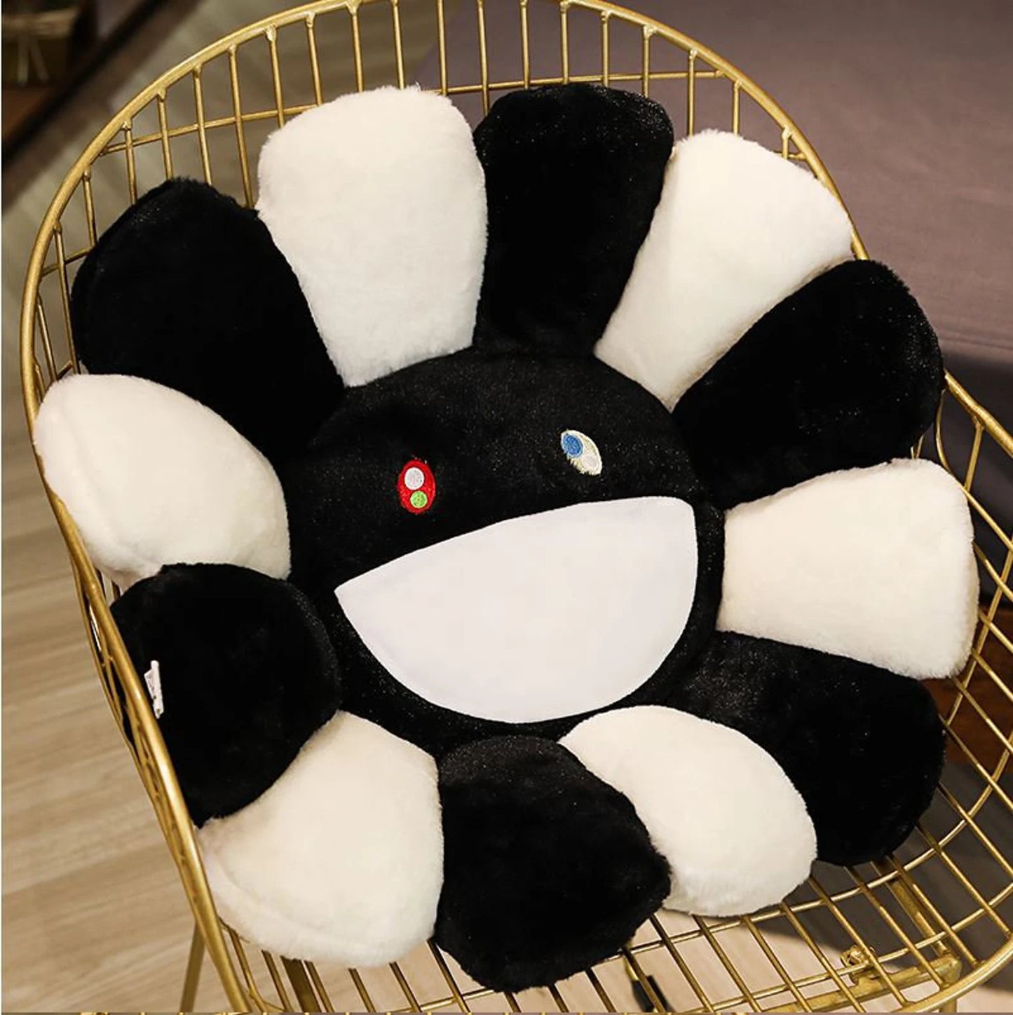 TAKASHI MURAKAMI STYLE FLOWER PLUSH PILLOWS