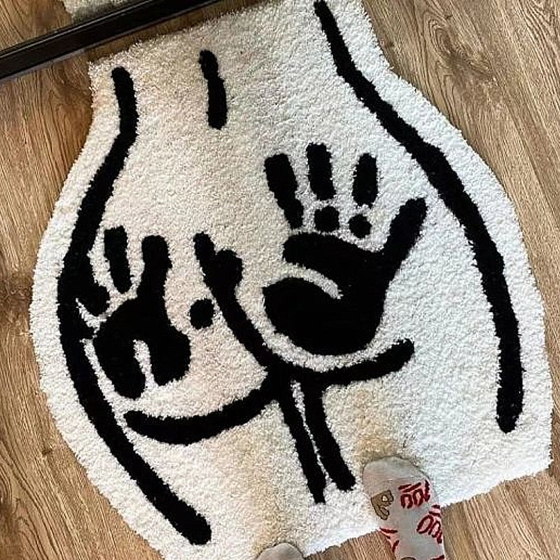 HAND PRINT SOFT TUFTED RUG