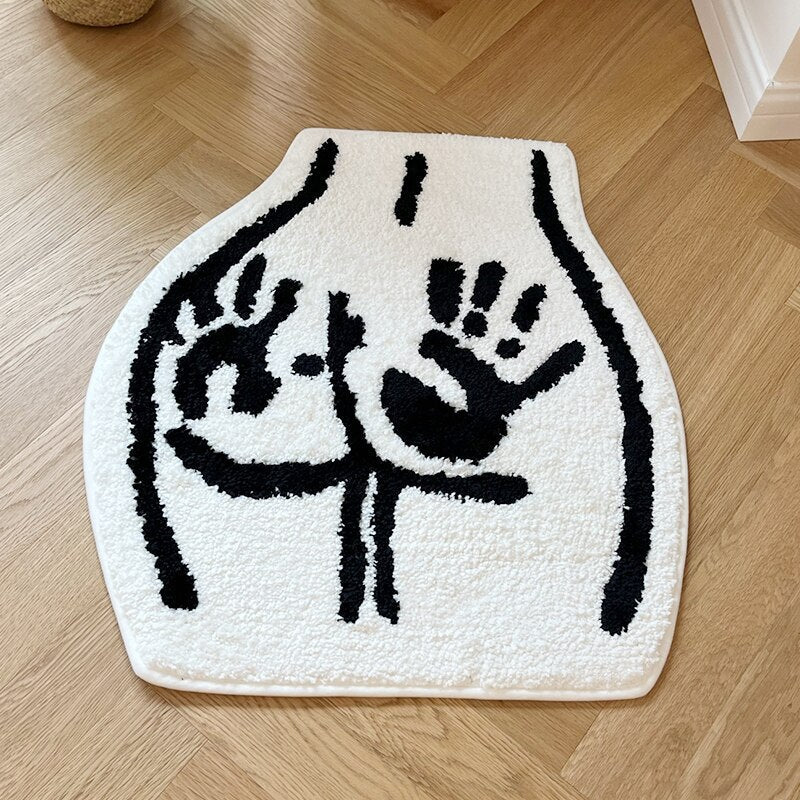 HAND PRINT SOFT TUFTED RUG