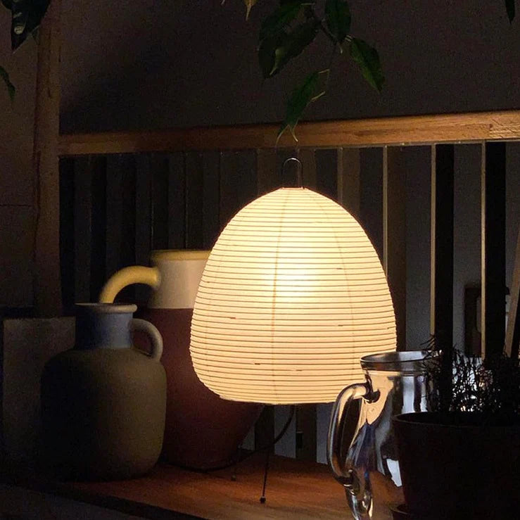 JAPANESE RICE PAPER TABLE LAMP