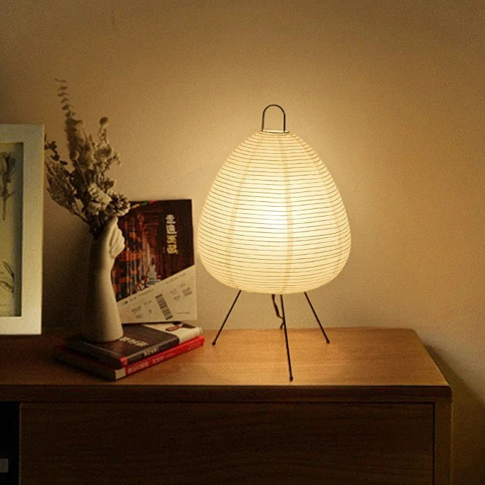 JAPANESE RICE PAPER TABLE LAMP