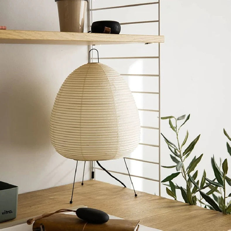 JAPANESE RICE PAPER TABLE LAMP