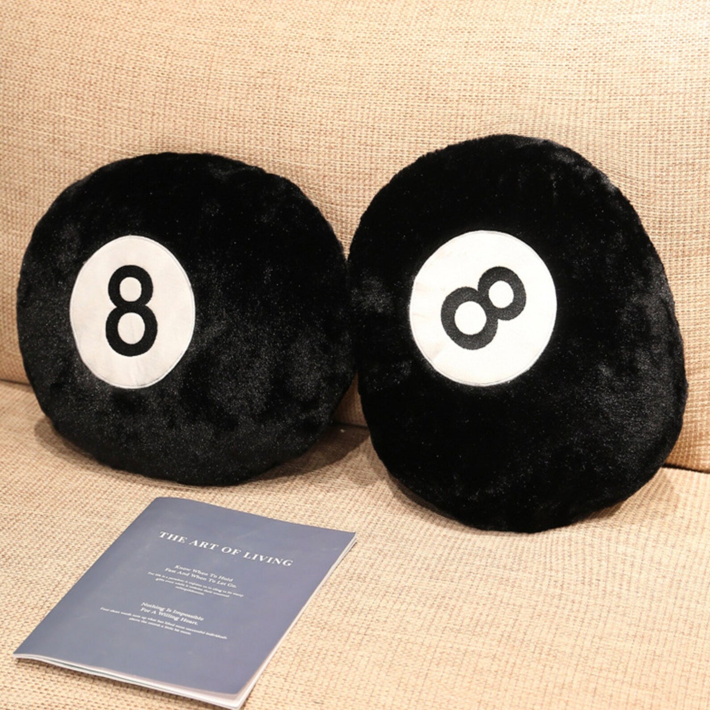 8 BALL PLUSH PILLOW