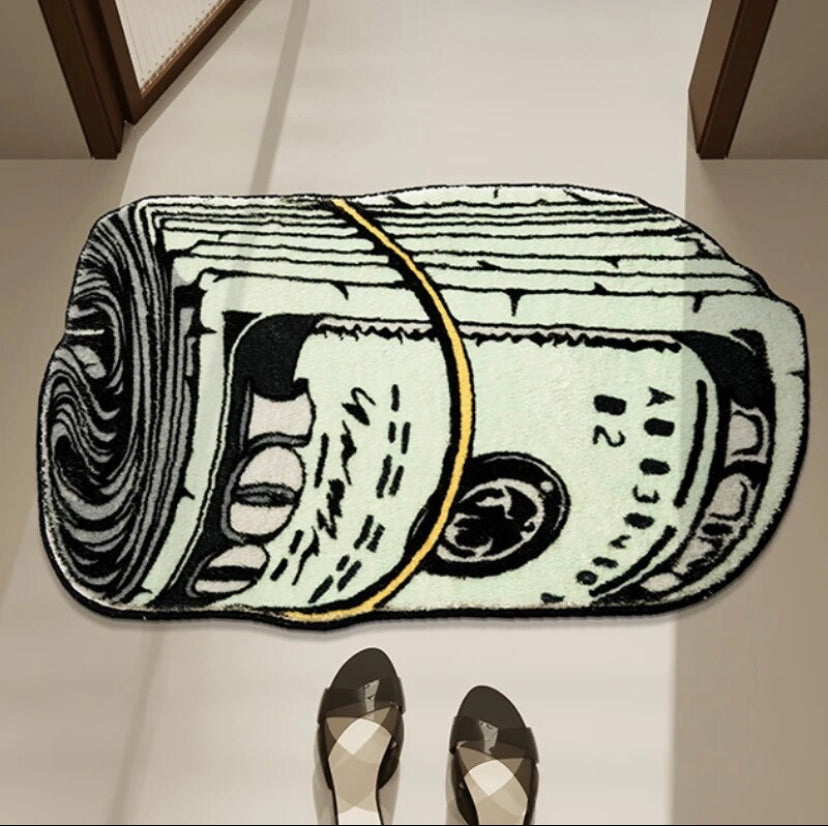 MONEY ROLL RUG