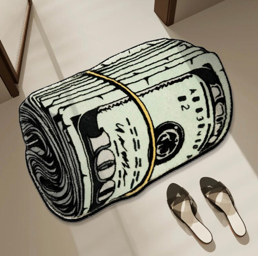 MONEY ROLL RUG