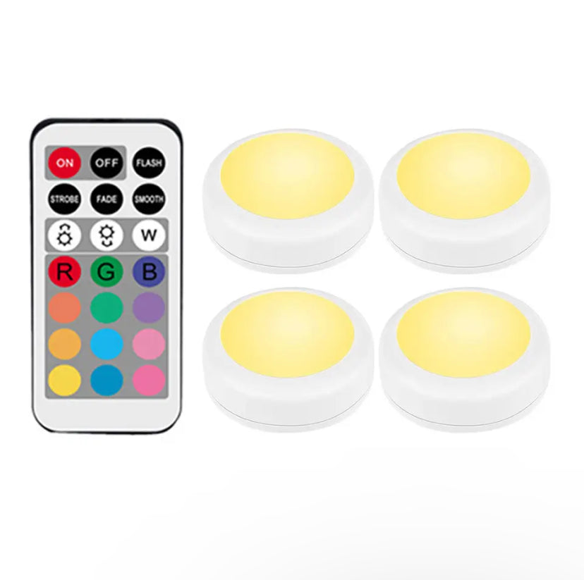 PUCK LIGHTS RGB 12 COLORS