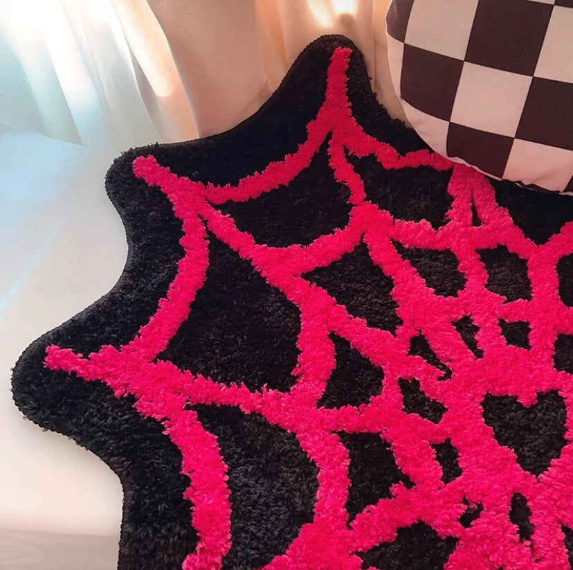 HEART SPIDER WEB RUG