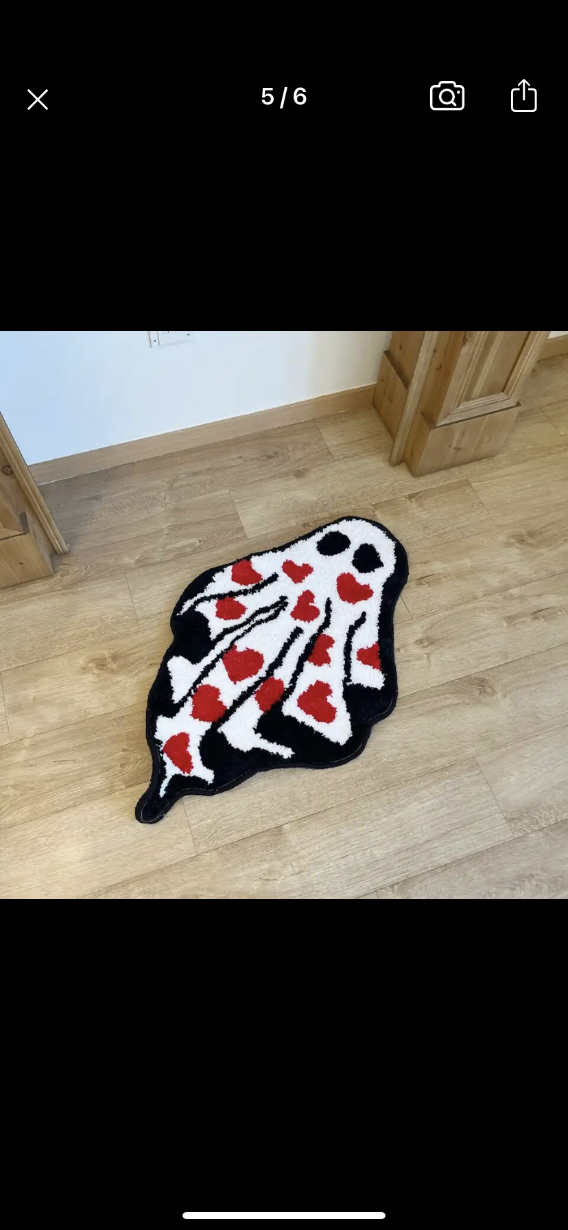 HEART GHOST RUG