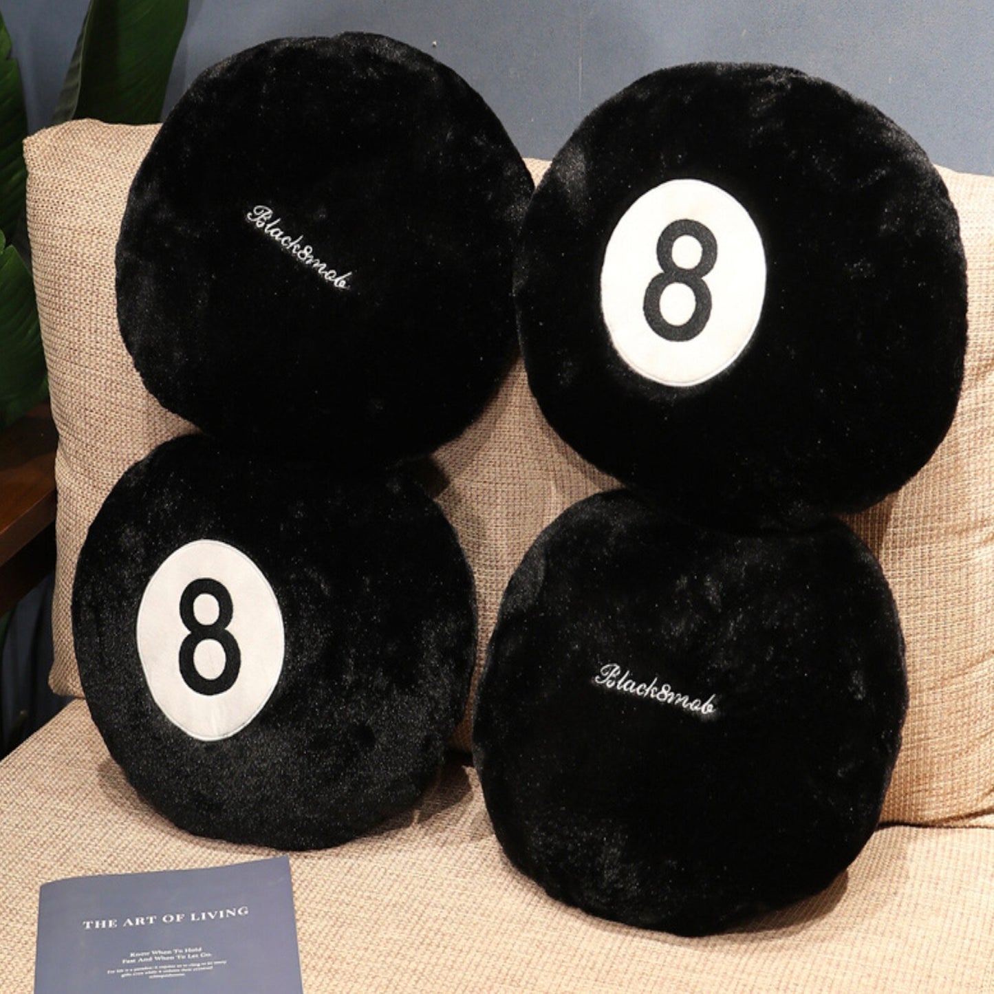 8 BALL PLUSH PILLOW