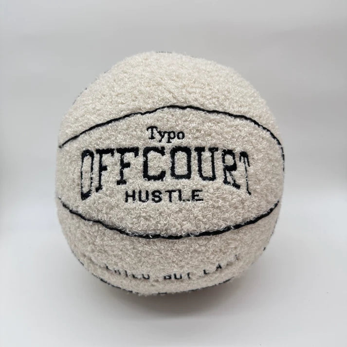 OFFCOURT HUSTLE BASKETBALL PLUSH PILLOWS