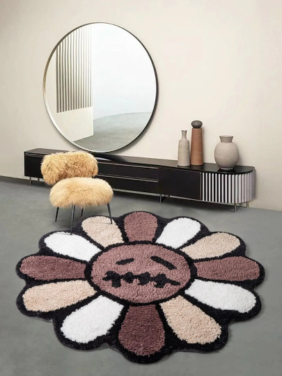 HAND TUFTED TAKASHI x TRAVIS SCOTT FLOWER DESIGN RUG