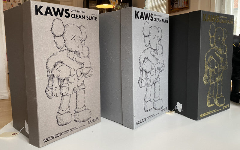 KAWS CLEAN SLATE FIGURE REPLICAS