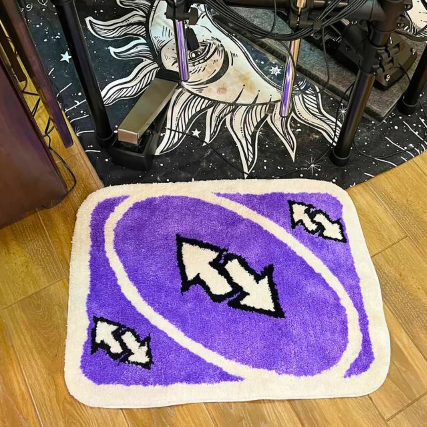 UNO REVERSE CARD RUG