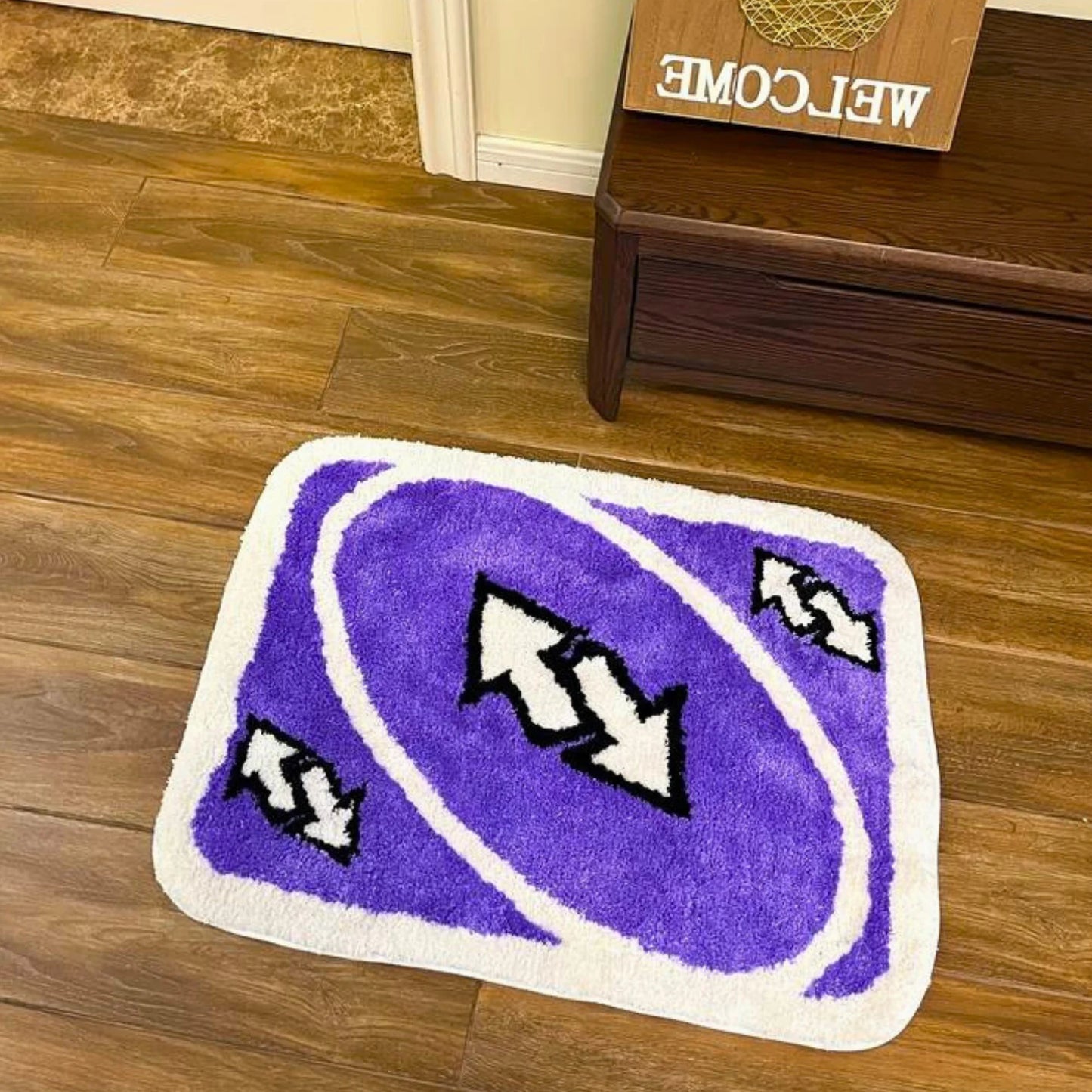 UNO REVERSE CARD RUG